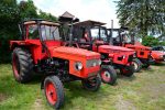 FOTOGALERIE: První ročník přehlídky historických traktorů ve Dneboze